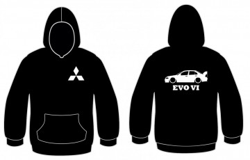 Sweatshirt com capuz para Mitsubishi EVO VI