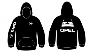 Sweatshirt com capuz para Opel Corsa B