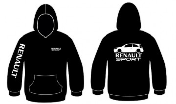 Sweatshirt com capuz para Renault Megane 2