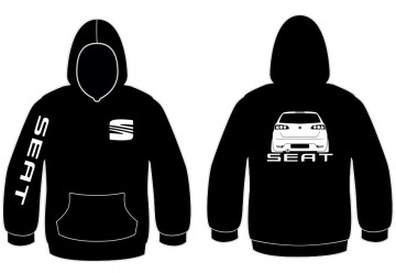 Sweatshirt com capuz para Seat Ibiza 6L Traseira