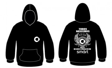 Sweatshirt com capuz Todos Nascemos (Smart)