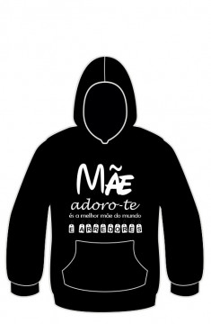 Sweatshirt com Mãe adoro-te