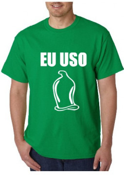 T-shirt - Eu Uso Preservativo