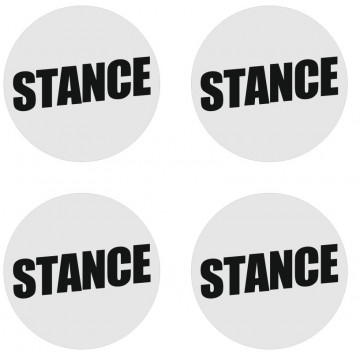 4 Autocolantes Para Centros de Jantes com STANCE