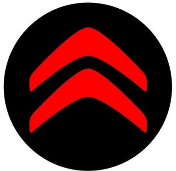4 Autocolantes Para Centros de Jantes para Citroen