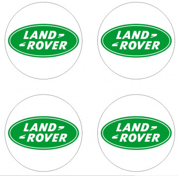 4 Autocolantes Para Centros de Jantes para LAND ROVER