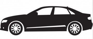 Autocolante com Audi A4