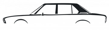 Autocolante com BMW E12