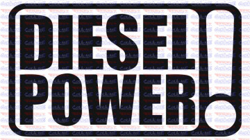 Autocolante - Diesel Power