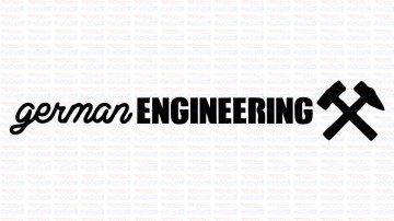 Autocolante - German Engineering