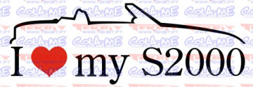 Autocolante - I love my S2000