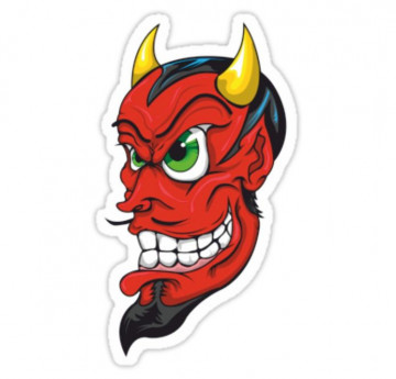 Autocolante Impresso - Diabo 4