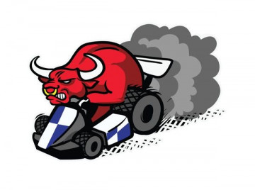Autocolante Impresso - Touro Red bull