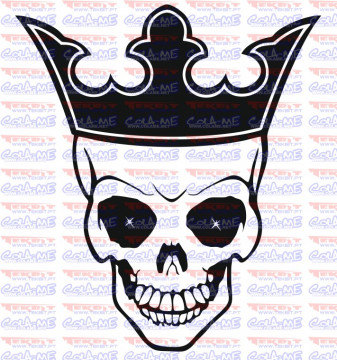 Autocolante - King Skull