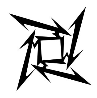 Autocolante Música - Estrela Ninja Metallica
