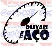 Autocolante - Olivais tem aço