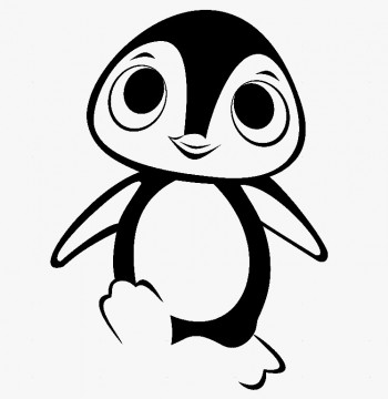 Autocolante - Pinguim
