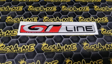 Autocolante Resinado 3D para GT Line- 120mm x 18mm 1 unidade