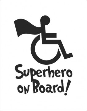 Autocolante SuperHero on Board!