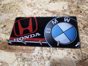 Chaveiro em Acrílico com Honda e BMW