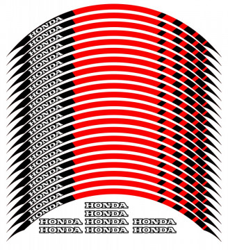 Conjunto de faixas para Jantes com Honda