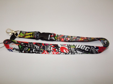 Fita Porta Chaves com Sticker Bomb Padrão 7