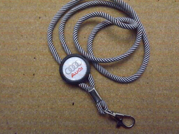 Fita Porta Chaves (lanyard) de Pescoço Ajustável para Audi