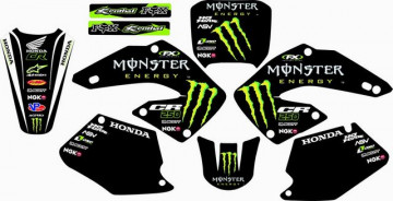 Kit Autocolantes Para Honda CR 125 / 250 00-01