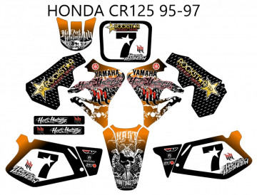 Kit Autocolantes Para HONDA CR 125 - 95-97