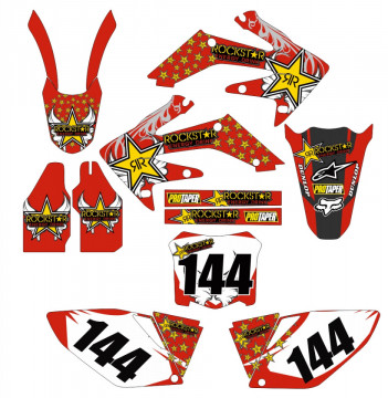 Kit Autocolantes Para HONDA CRF 250 04-09