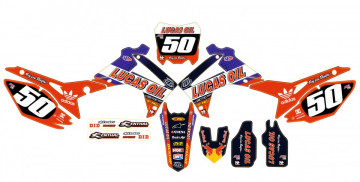Kit Autocolantes Para HONDA CRF (250 14-17), (450 13-16)
