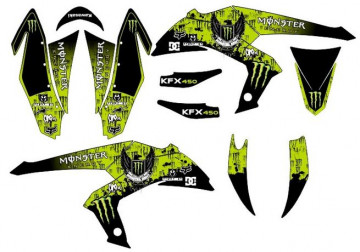 Kit Autocolantes Para Kawasaki KFX 450