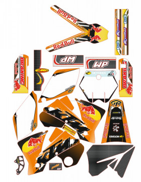 Kit Autocolantes Para KTM EXC XC XCF 04-07