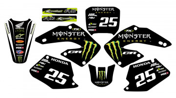 Kit Autocolantes Para Moto - Honda CR 125 / 250 00-01