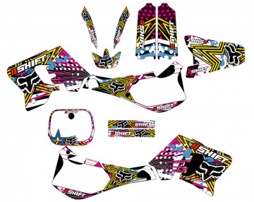 Kit Autocolantes Para Moto - Yamaha YZ 125 / 250 1993 a 1995