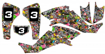 Kit Autocolantes Para Suzuki LTZ 400 03-08