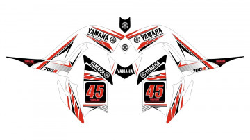 Kit Autocolantes Para Yamaha Raptor 700R