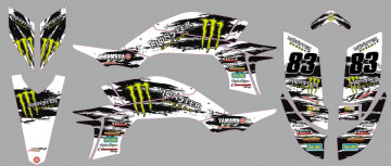Kit Autocolantes Para Yamaha YFZ 450 03-08