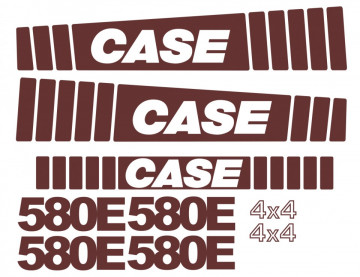 Kit de Autocolantes para CASE 580E 4x4