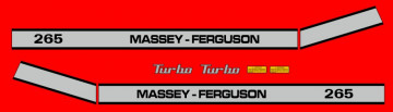 Kit de Autocolantes para Massey Ferguson 265