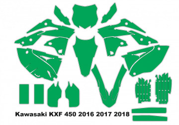 Molde - Kawasaki KXF 450, 2016 2017 2018