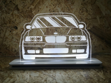 Moldura / Candeeiro com luz de presença - Bmw E36