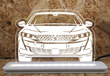 Moldura / Candeeiro com luz de presença - Peugeot 508