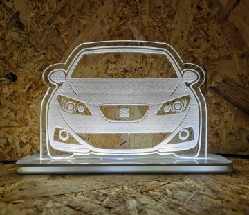 Moldura / Candeeiro com luz de presença - Seat Ibiza 6J
