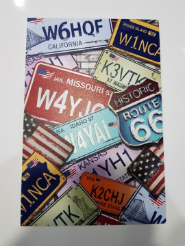 Placa Decorativa em PVC - Matrículas diversas