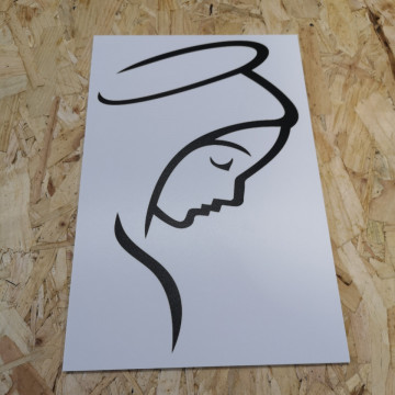 Placa Decorativa em PVC - Nossa Senhora de Fátima