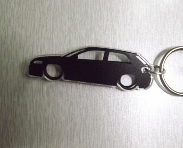 Porta Chaves de Acrílico com silhueta de Audi A3