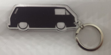 Porta Chaves de Acrílico com silhueta de Volkswagen T3