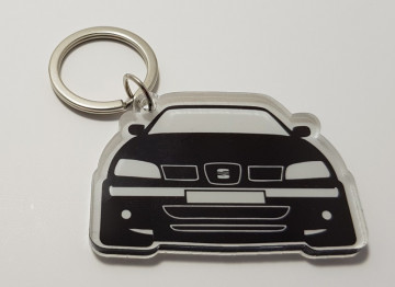 Porta chaves em acrílico com silhueta Seat 6k2
