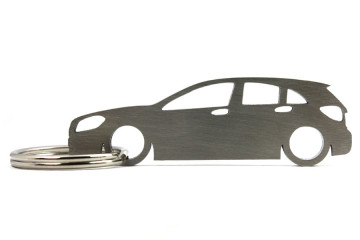 Porta Chaves em inox com silhueta com Mercedes A W176
